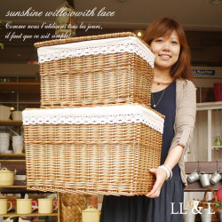 Extra-Large Rattan and Wicker Storage Basket with Lid for Home Use, Laundry Basket, Rattan Basket, Storage Box, Organizing Basket