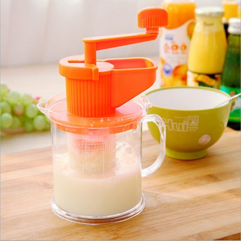 Hand-cranked juicer multi-functional simple plastic soymilk blender manual juicer manual grinder a