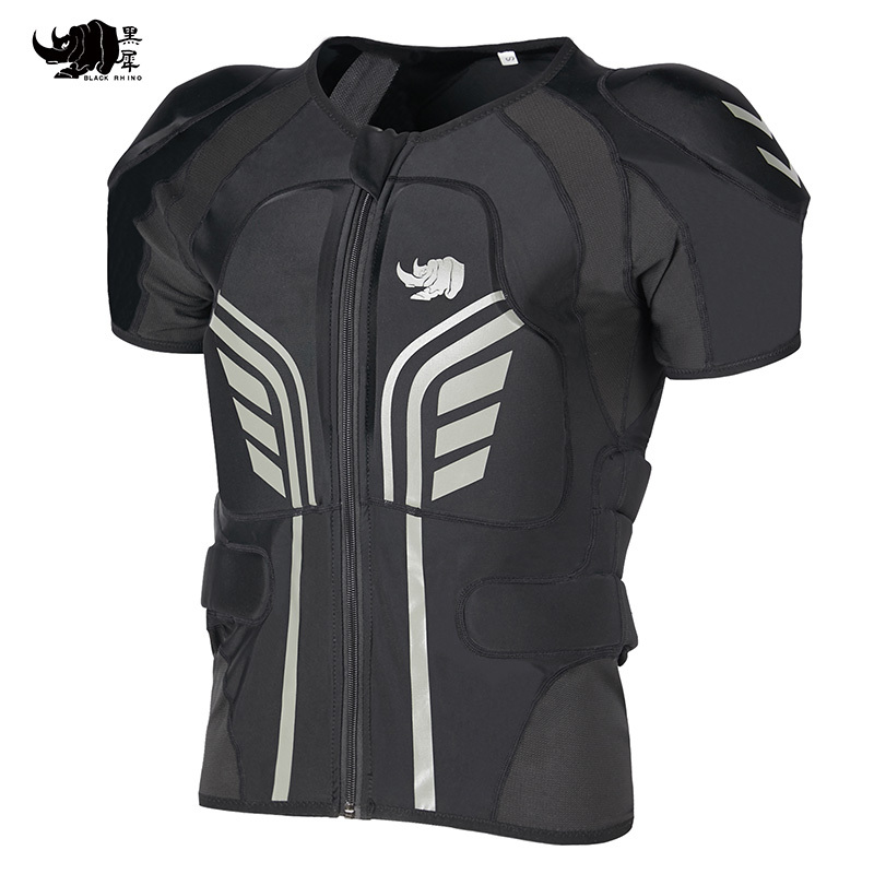 Black Rhino Lightweight Ski Protective Vest, Back Protector, Shoulder Protector, Chest Protector, Waist Protector