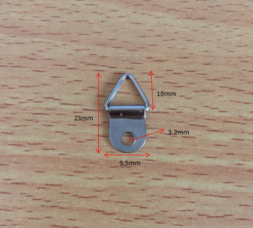 Photo frame hardware hook Hardware accessories photo frame back plate metal hook eco-friendly silver small triangle hook 200 pieces