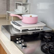 Battery stove rack Induction cooker bracket Household kitchen multi-function shelf Gas stove cover stove storage rack