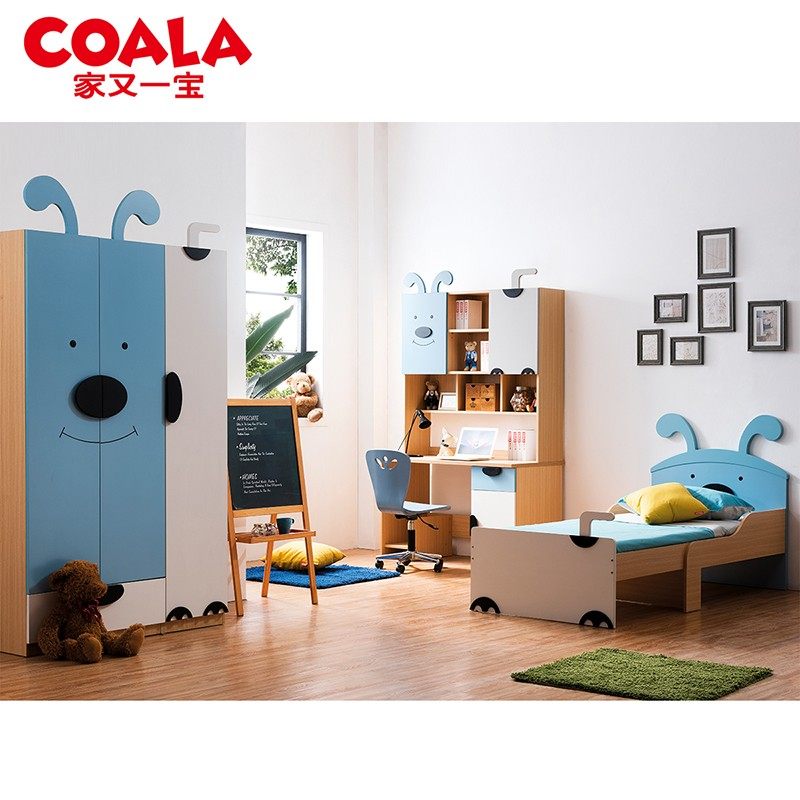 COALA children's bed telescopic bed linen bed accompanied by bed boy girl children's house furniture combination suit