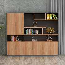 Office bookcase wooden filing cabinet data file cabinet plate bookshelf five background lockers floor cabinet