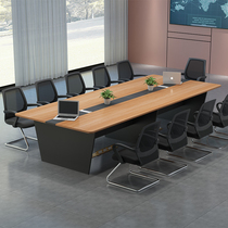 Conference table long table simple modern training table negotiation table conference room long table and chair combination office furniture