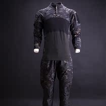 Short-sleeved cotton tactical T-shirt Special Forces camouflage training uniforms male and female instructors field tight-fitting elastic wear-resistant T-shirt summer