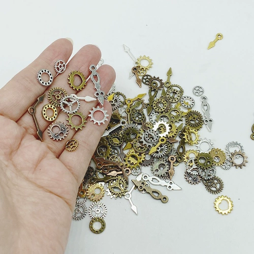 Ручка, металлический робот с шестернями, «сделай сам», 100 шт, в стиле панк