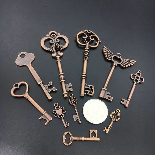 Ретро классическое реалистичное брендовое ожерелье ручной работы для ключей, металлическая подвеска, аксессуары, чехол для телефона, DIY, популярно в интернете