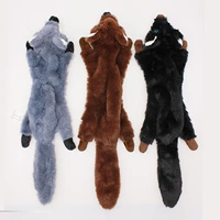 Plush Toys Squeak Pet Wolf Animals Plush Toy Dog Bite-resist