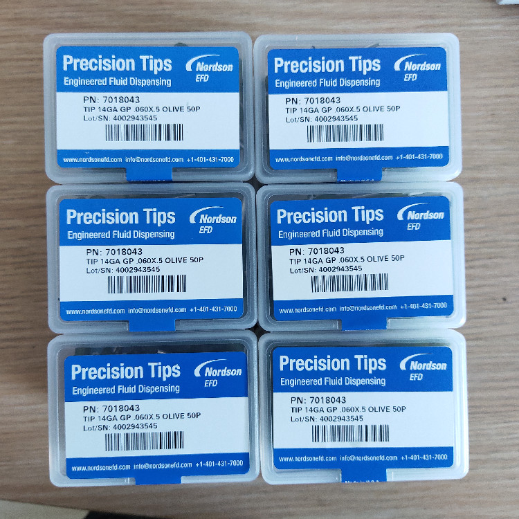 7018043 imports USA Nordson Norsen EFD Precision stainless steel needle plastic double threaded needle