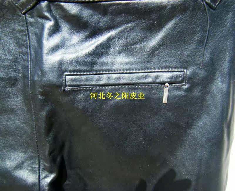 Pantalon cuir homme pour hiver - Ref 1479137 Image 8