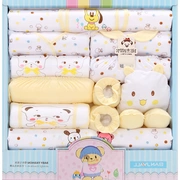 Quần áo cotton 18 tuổi cho bé bốn mùa đông set 0-3 tháng hộp quà tặng sơ sinh