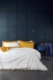 Nhập khẩu bông dài chủ yếu của Mỹ 80 ngựa lụa tơ tằm màu rắn hoạt tính chăn bông trải giường ba hoặc bốn bộ mền tuyết