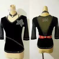 Черный средний рукав