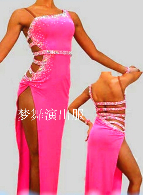 Dream dance costumes Latin competition costumes costumes adult performance skirt practice skirt Cha Cha rumba 0047