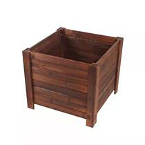 Solid wood flowerpots wooded trough balcony outdoor square special large number of tree boxes large flower pots embalming wood flower cases carbonated