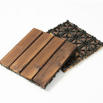 Outdoor Anticorrosive Wood Floor Balcony Self-Paving Splicing Courtyard Diy Terrace Yourself Lay Outdoor Patio Ground Lay