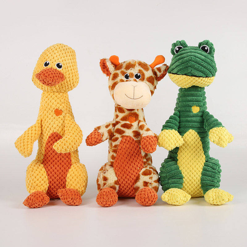 Pet bb will be called toy dinosaur Duck Frog cute and tear-resistant, Bite Resistant, Tooth Teddy Puppy Golden Hair
