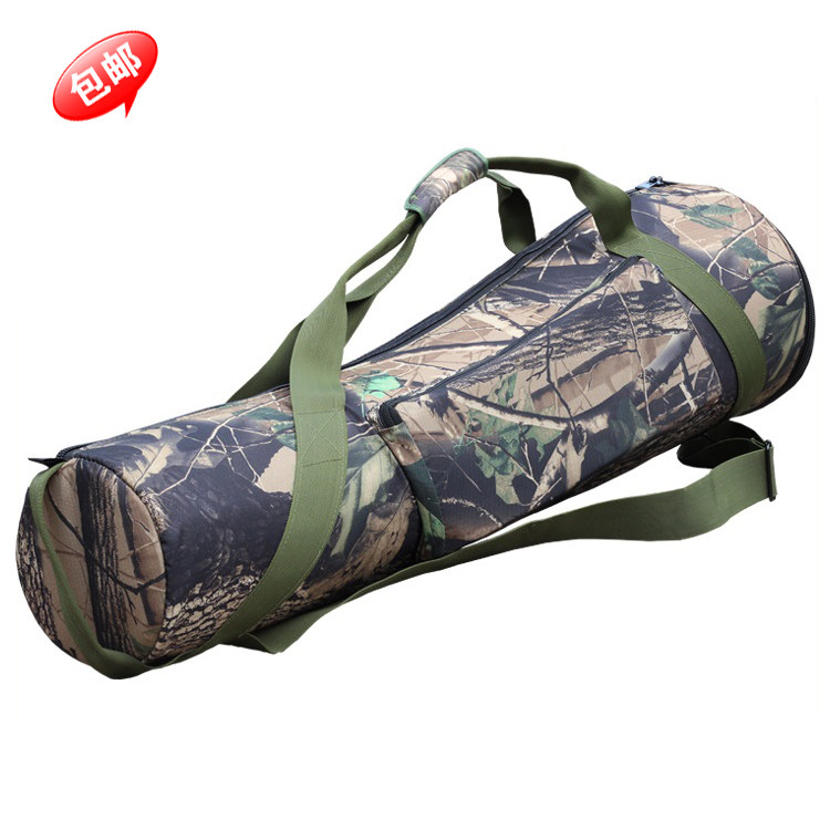 Cantilevered tripod head hydraulic three-dimensional tripod head camera tripod watch bird enlarge camouflak size head bag thickened