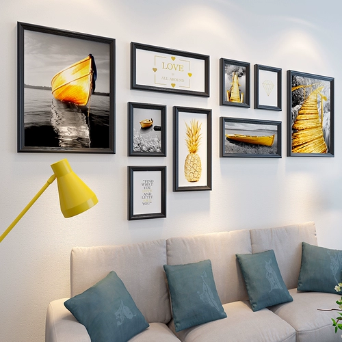 Северный стиль гостиной фото -украшения украшения творческий ресторан