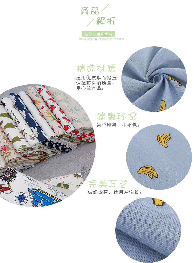 Bông vải lanh kẻ sọc sofa vải vải sân vườn handmade túi vải tự làm khăn trải bàn in lanh vải cotton 100