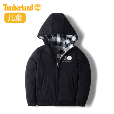 Толстовка детская timberland添柏岚新款青少年加厚抓绒连帽儿童卫衣|a1c7c