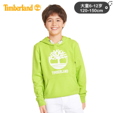 Толстовка детская timberland添柏岚大童新款童装树形logo连帽卫衣|a1cc5