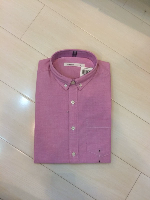Benny Road Men Áo sơ mi màu trơn, dài tay Áo sơ mi cotton công sở giản dị áo dài tay phồng cổ vuông
