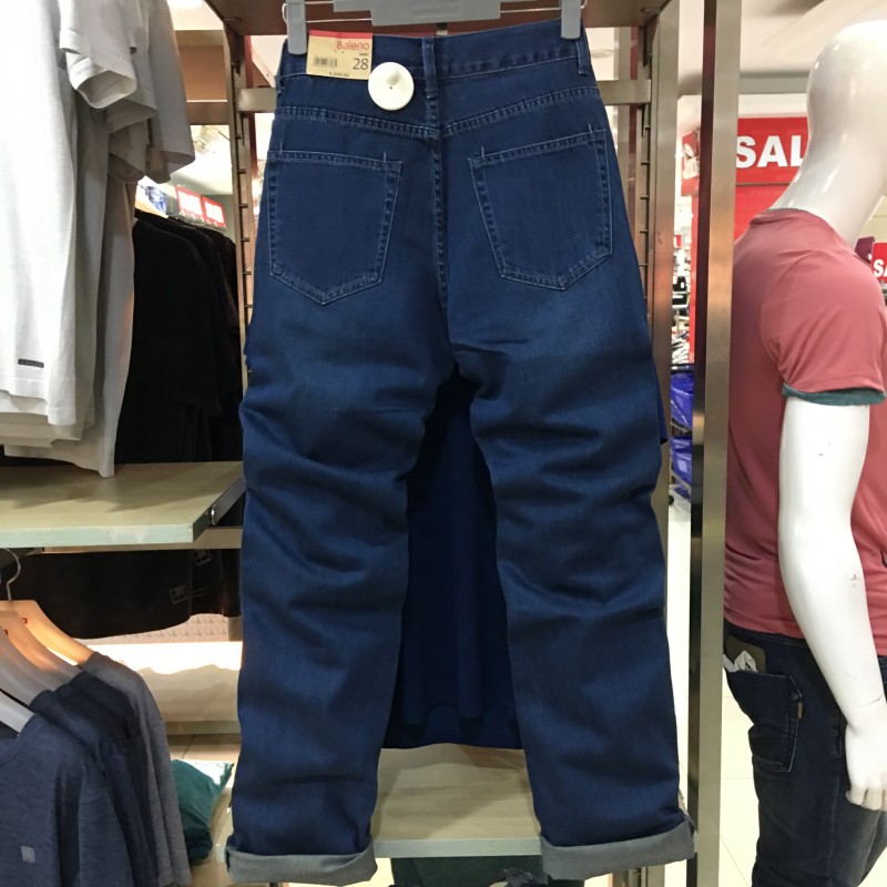 Benny Road 17 năm thời trang mới cổ điển giữa quần jeans ống đứng nam cotton thoải mái 88541003 baggy jean nam