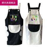 Домашний милый фартук, водонепроницаемый японский модный чай с молоком подходит для мужчин и женщин для работы, в корейском стиле