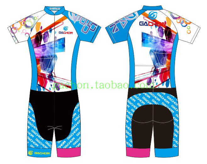 GACHON Sport Brand Speed Tracksuit Summer Short Sleeve skate Skating Suit