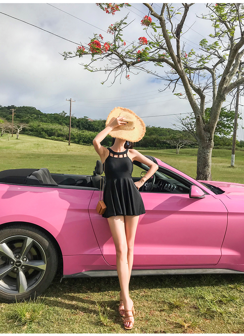 Xiêm kích thước lớn áo tắm gợi cảm nữ bảo thủ giảm béo bụng Slim Hàn Quốc mùa xuân nóng kỳ nghỉ ngực nhỏ tập hợp - Bộ đồ bơi One Piece áo bơi liền thân đẹp