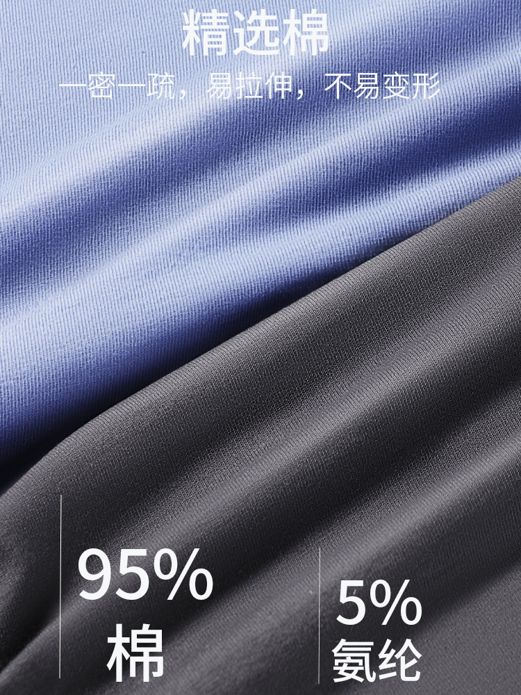 Pure Cotton Men's Underwear, Antibacterial Men's Briefs, Loose and Breathable, Youth Sports Underwear, New Summer Style