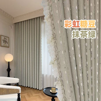 Sugar bean series new childlike style children's boy's room bedroom blackout customized curtains