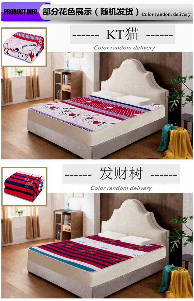 Dual-kiểm soát chăn điện đơn tăng gấp đôi ba 2 m 1,8 m 1,5 chống thấm giường điện an toàn ký túc xá sinh viên - Chăn điện —