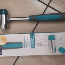 Mount Hammer Iron Hammer Rubber Hammer Rubber Hammer Tool Multifunction Steel Tube Shank Wrap Glue Handle