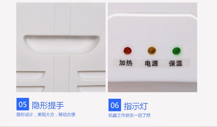 Ký túc xá uống nước đài phun nước theo chiều dọc hộ gia đình kiểu cũ điện sưởi ấm cắm điện theo xu hướng châu Âu nước uống ba chiều - Nước quả