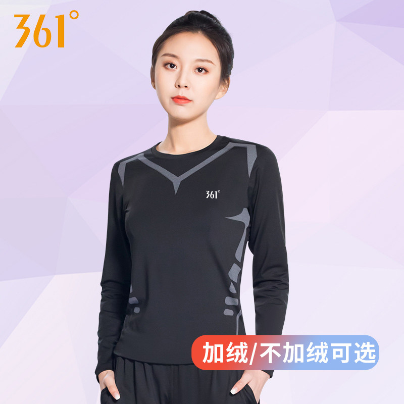 361 Fitness Clothing Women Sports T-shirt Speed Dry Tight blouses Lean Morning Running Training Suit Long Sleeve Yoga Clothes Woman