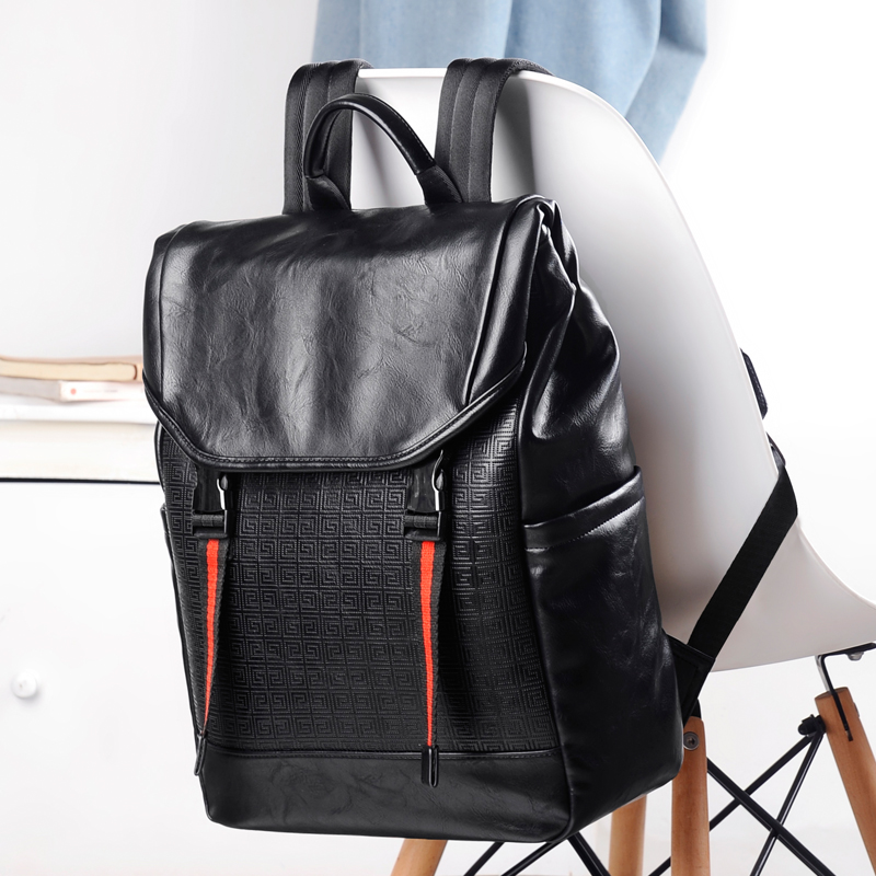 New Men's Shoulder Pack Capacity Travel Backpack Junior High School Computer Book Bag Fashion