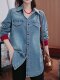 European heavyweight early autumn and summer 2025 new women's denim shirts, jackets, high-end and beautiful tops