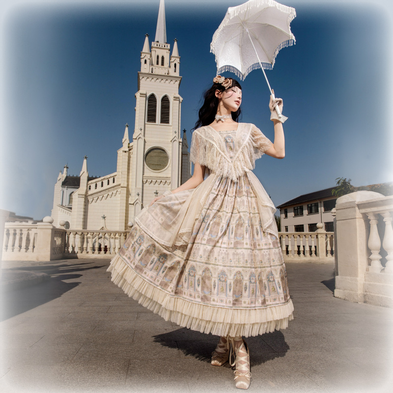 [in Stock] Lancashire Cathedral Op/Veil in Stock June 20Th at 8 Pm*Ad Deer Shadow Dress Lolita