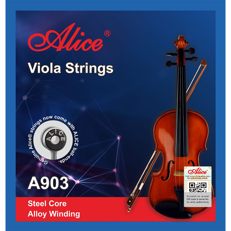 Alice A903 Viola String Set String Violin String German Silver Alloy Steel Core Wire Material