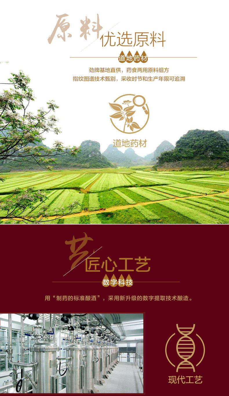 劲酒 金标 中国劲酒 38度 500ml*6瓶 图3