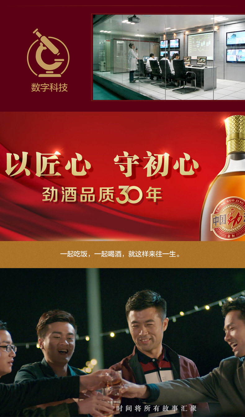 劲酒 金标 中国劲酒 38度 500ml*6瓶 图5
