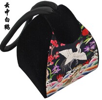 Hand bag Womens Small bag portable fashion trend hand banquet bag Suzhou embroidery Chinese style small gift for foreigners