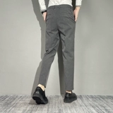 Демисезонные штаны, универсальные повседневные брюки, костюм, свободный прямой крой