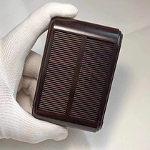 Zhang Shenglins chirping insect box old ebony bamboo nymph box golden clock box rolling door yellow nymph box nymph box nymph box