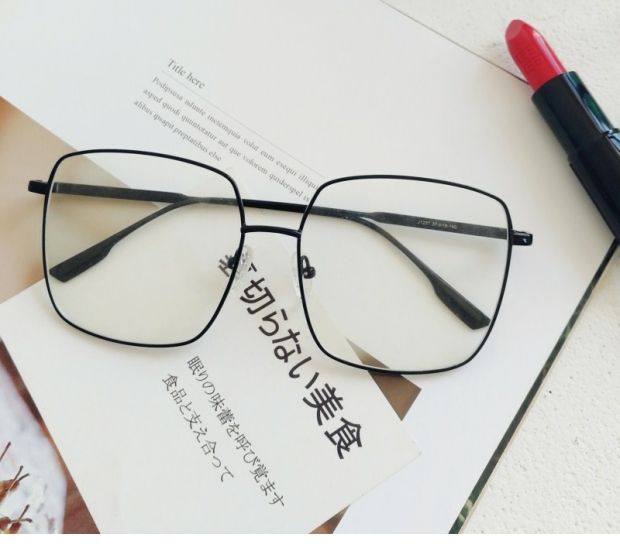 Gương bảo vệ bức xạ phẳng mặt lớn chuỗi đồng bằng gương cận thị hộp gương nam và nữ Chu Dương Khánh với kính trong suốt mắt kính điện biên phủ