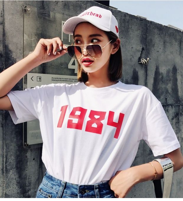 Kính râm mới 2018 nữ thủy triều Hàn Quốc retro Harajuku gió mạng đỏ cá tính UV bảo vệ chuỗi kính râm mặt tròn mắt kính shady