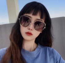 Retro sunglasses Korean version of ins anti ultraviolet Net red thin fashion elegant temperament ladies polarized sun glasses