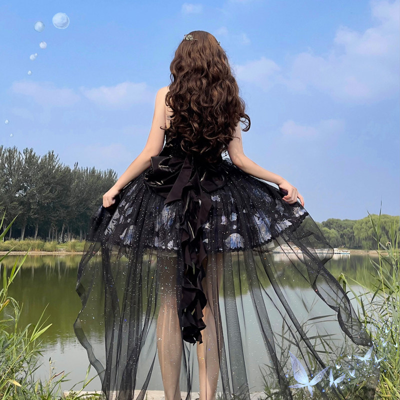 `【准现货】樱洛芙cla系深海水母2.0JSK吊带优雅lolita原创连衣裙,真的能穿出少女心吗?`_lolita洛丽塔连衣裙_淘宝游戏网